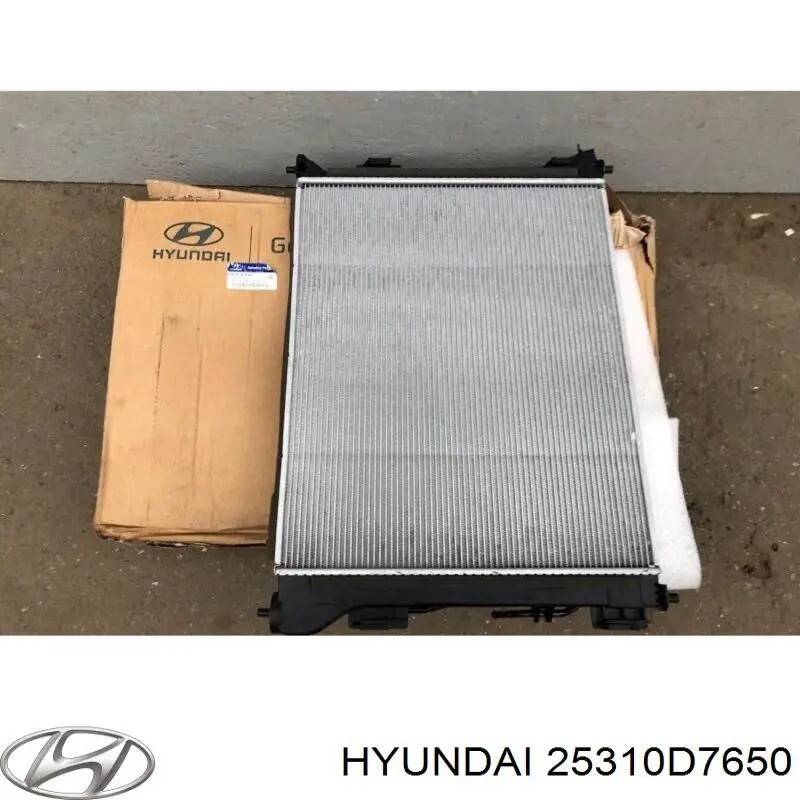 Радиатор охлаждения двигателя Hyundai/Kia 25310D7650 цена, от 116.99 USD