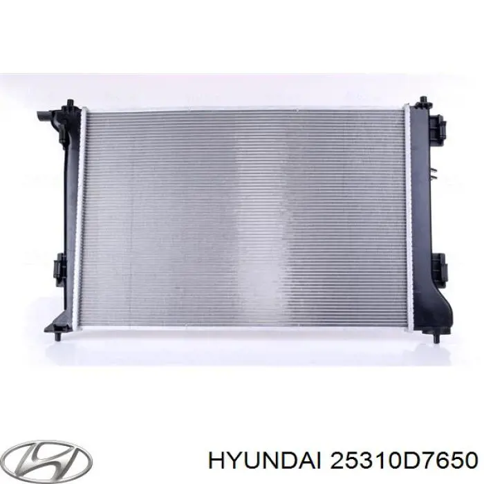 25310D7650 Hyundai/Kia radiador de esfriamento de motor