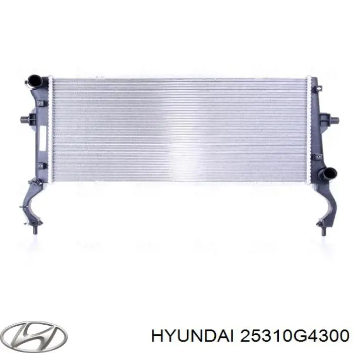 Радиатор охлаждения двигателя Hyundai/Kia 25310G4300 цена, от 86.53 USD