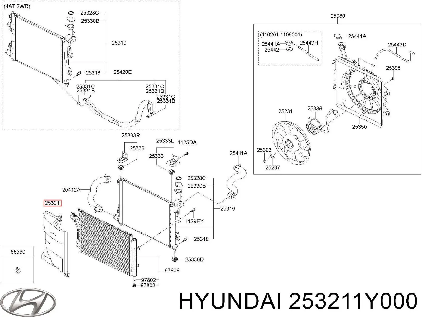 253211Y000 Hyundai/Kia 