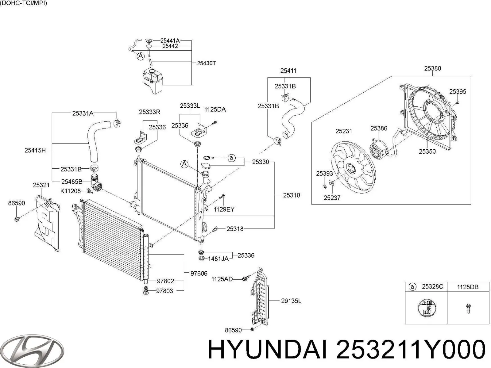  Hyundai/Kia 253211Y000 цена, от 25.80 USD