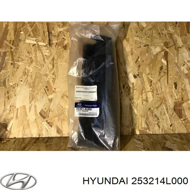 Воздуховод (дефлектор) радиатора левый Hyundai/Kia 253214L000 цена, от 14.12 USD