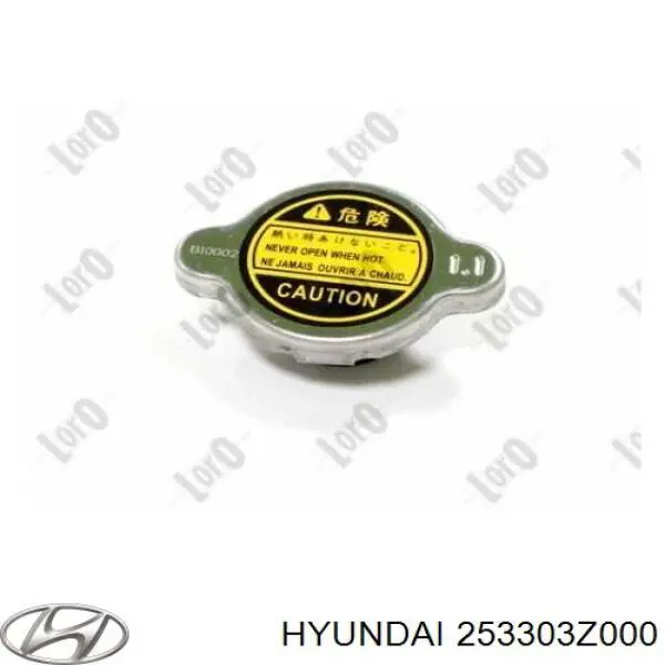 Tapa de radiador 253303Z000 Hyundai/Kia