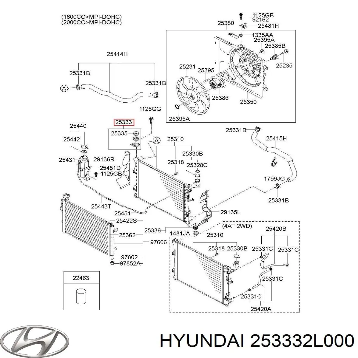  253332L000 Hyundai/Kia