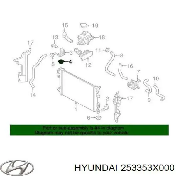  253353X000 Hyundai/Kia