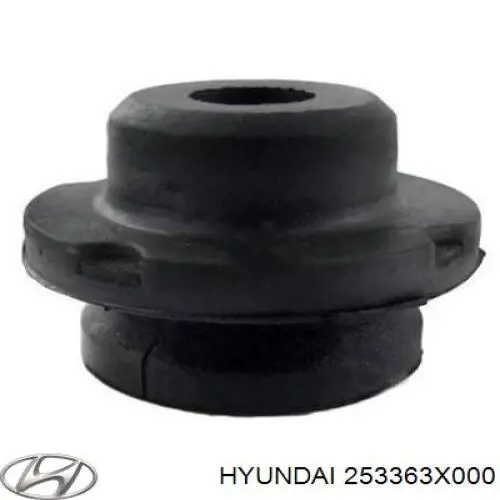 Consola (coxim de fixação) inferior do radiador para Hyundai Accent (RB)
