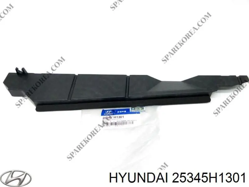 25345H1301 Hyundai/Kia conduto de ar (defletor esquerdo do radiador)