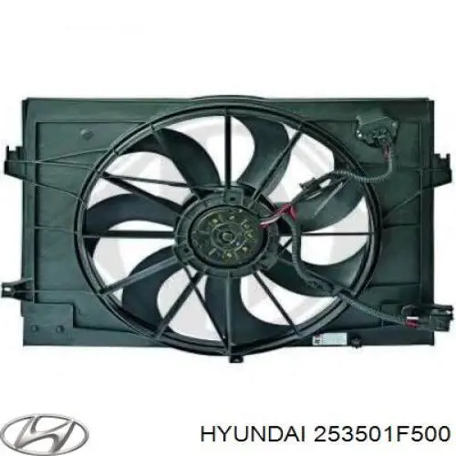 Купить 253501F500 Hyundai/Kia Рамка радиатора охлаждения