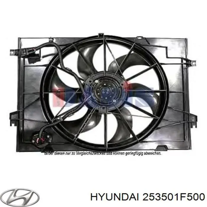 Диффузор радиатора охлаждения Hyundai/Kia 253501F500 цена, от 38.37 USD