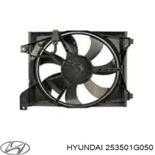 Диффузор радиатора охлаждения Hyundai/Kia 253501G050 цена, от  USD