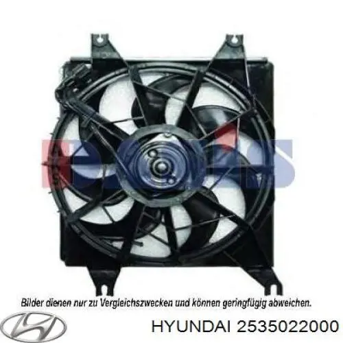 Диффузор радиатора охлаждения на Hyundai Accent 