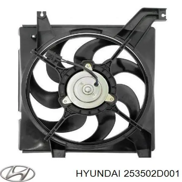 253502D001 Hyundai/Kia диффузор радиатора охлаждения