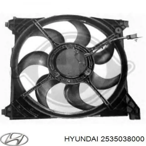 Диффузор радиатора охлаждения Hyundai/Kia 2535038000 цена, от 15.25 USD