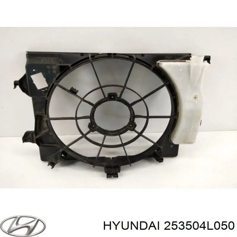 253504L050 Hyundai/Kia difusor do radiador de esfriamento