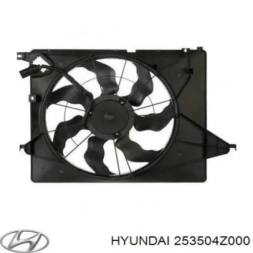 Диффузор радиатора охлаждения Hyundai/Kia 253504Z000 цена, от  USD