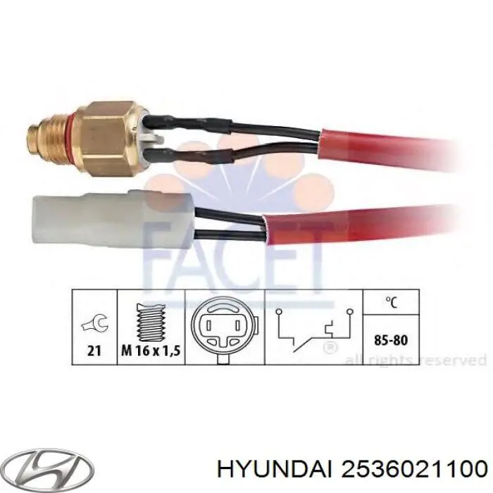 K60500H Japan Cars Датчик радиатора