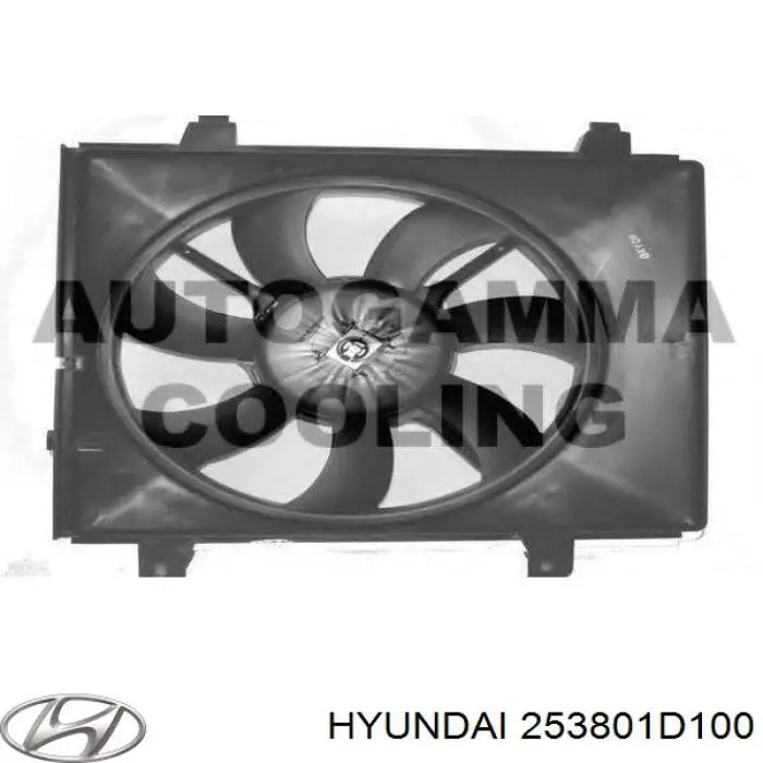 Крыльчатка радиатора охлаждения 253801D500 Hyundai/Kia