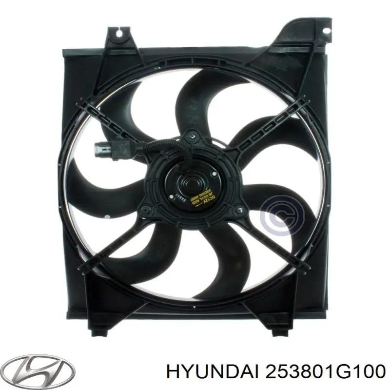 253801G100 Hyundai/Kia Вентилятор радиатора