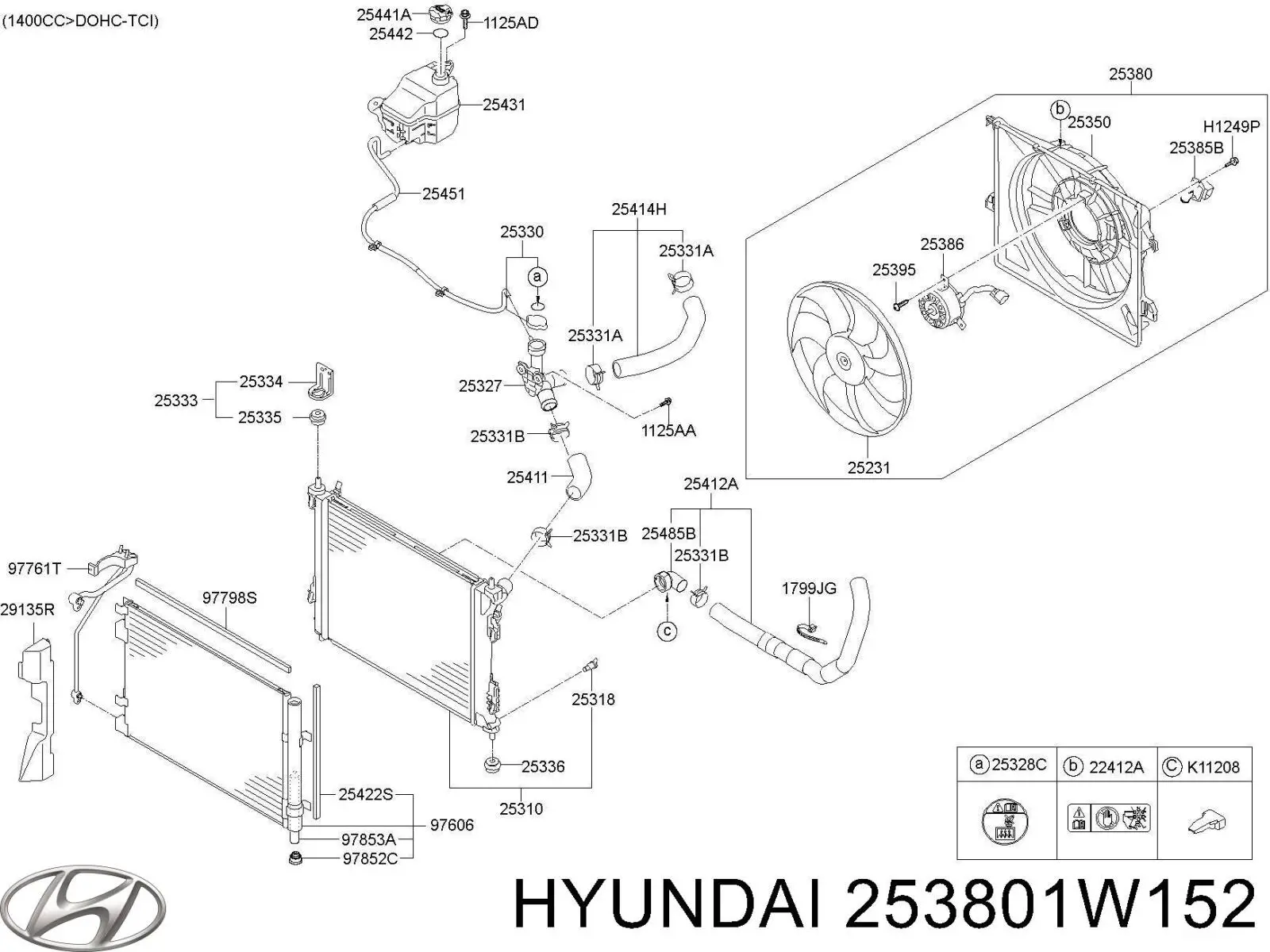  Hyundai/Kia 253801W152 цена, от 86.80 USD