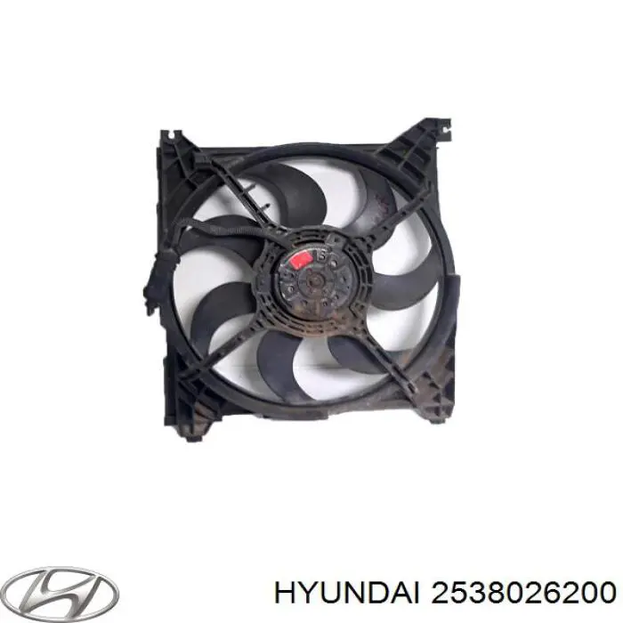 Диффузор радиатора охлаждения в сборе с мотором и крыльчаткой Hyundai/Kia 2538026200 цена, от 50.68 USD