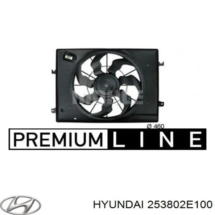 Электровентилятор охлаждения в сборе Hyundai Tucson I внедорожник (JM) (2004 - 2010) цена, от 162.66 USD