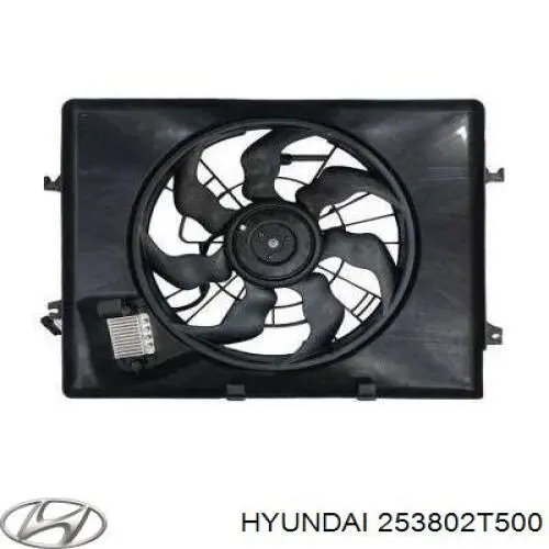 Купить 41D123W4 Polcar Диффузор вентилятора в сборе с мотором и крыльчаткой