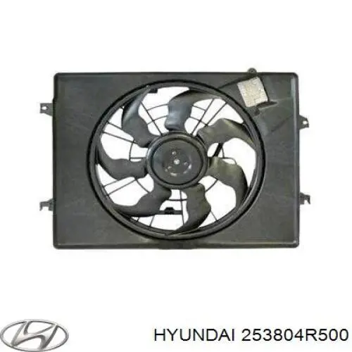 Диффузор радиатора охлаждения в сборе с мотором и крыльчаткой Hyundai/Kia 253804R500 цена, от 158.90 USD