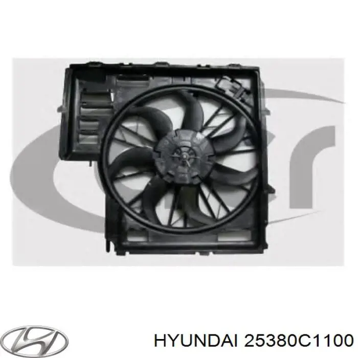 Электровентилятор охлаждения в сборе Hyundai/Kia 25380C1100 цена, от 155.65 USD