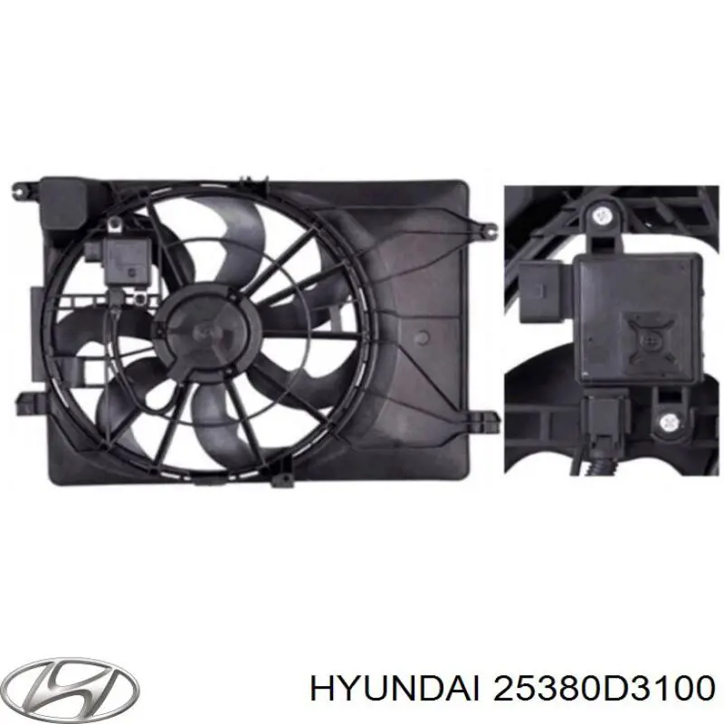 Купить 25380D3100 Hyundai/Kia Диффузор вентилятора в сборе с мотором и крыльчаткой