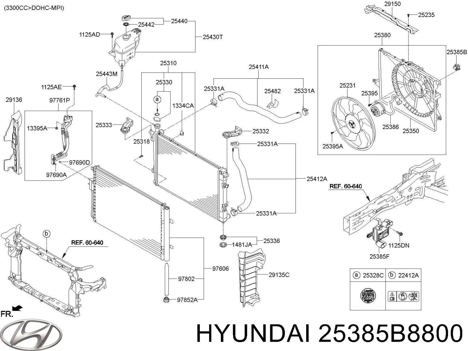  25385B8800 Hyundai/Kia