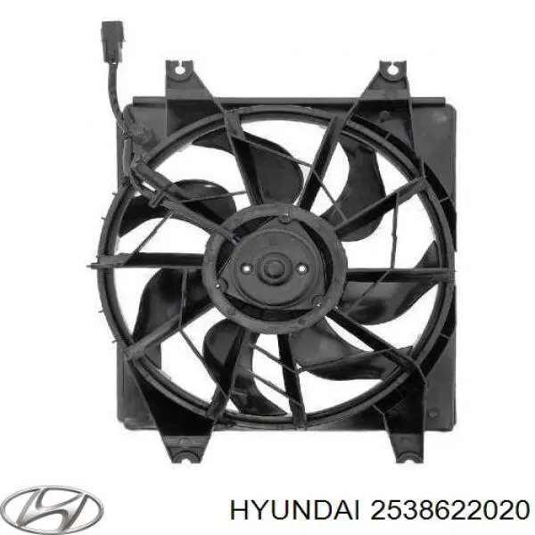 Мотор вентилятора системы охлаждения Hyundai/Kia 2538622020 цена, от 77.95 USD