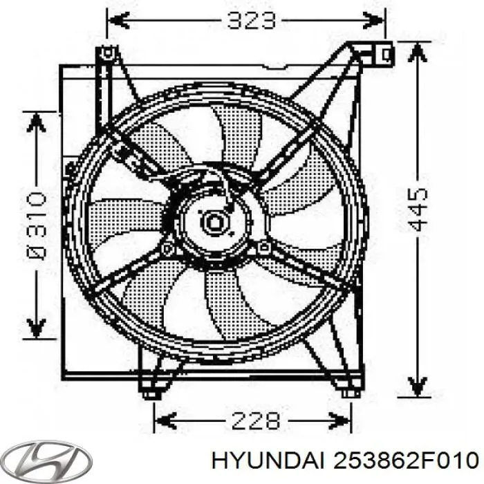 253862F010 Hyundai/Kia 