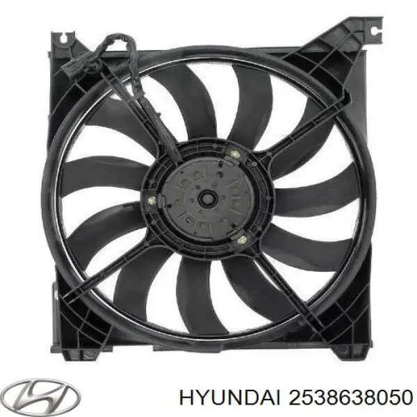 Мотор вентилятора системы охлаждения на Hyundai Sonata 