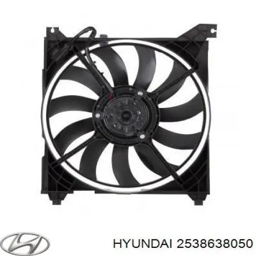 Купить 2538638050 Hyundai/Kia Мотор вентилятора системы охлаждения