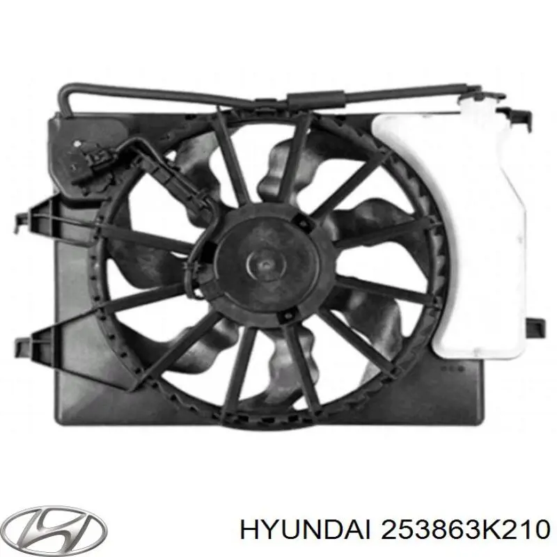 Купить 253863K210 Hyundai/Kia Мотор вентилятора системы охлаждения