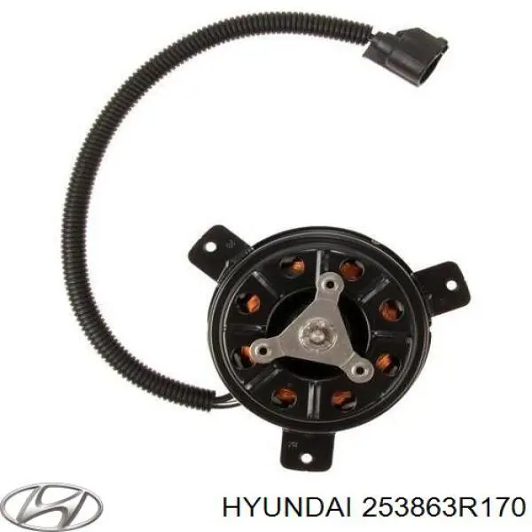 Мотор вентилятора системы охлаждения на Hyundai Sonata YF