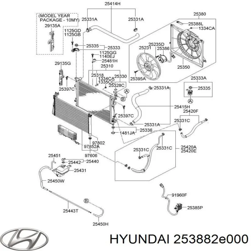  253883C000 Hyundai/Kia