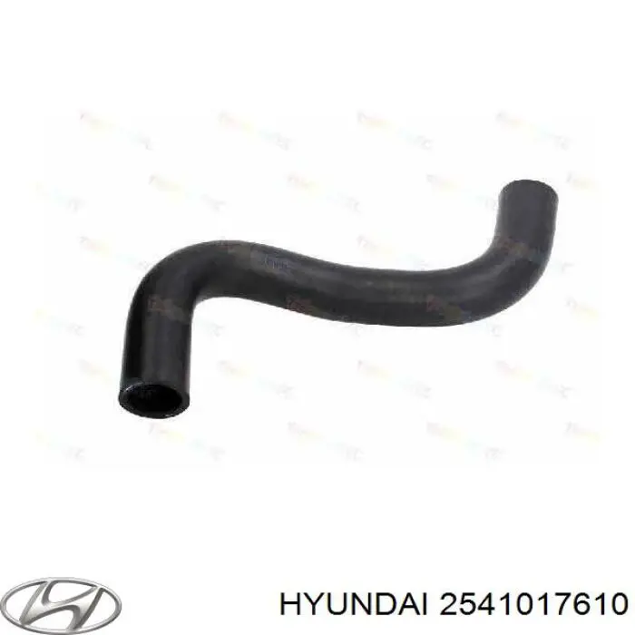 Шланг радиатора охлаждения Hyundai/Kia 2541017610 цена, от 30.97 USD