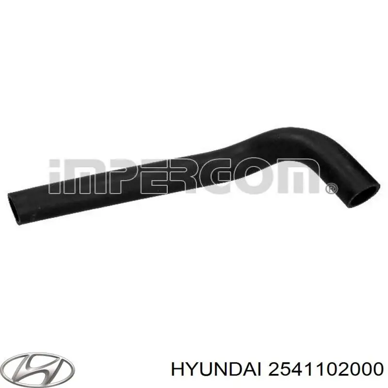 Шланг (патрубок) радиатора охлаждения верхний на Hyundai Atos MX