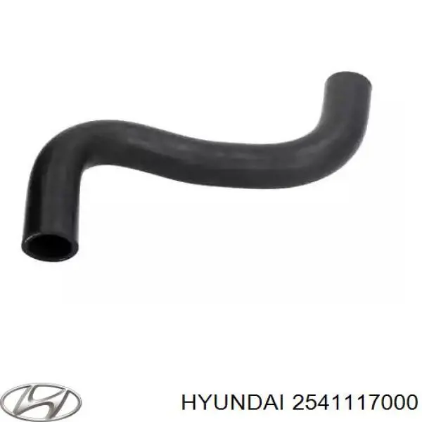 Шланг (патрубок) радиатора охлаждения верхний Hyundai/Kia 2541117000