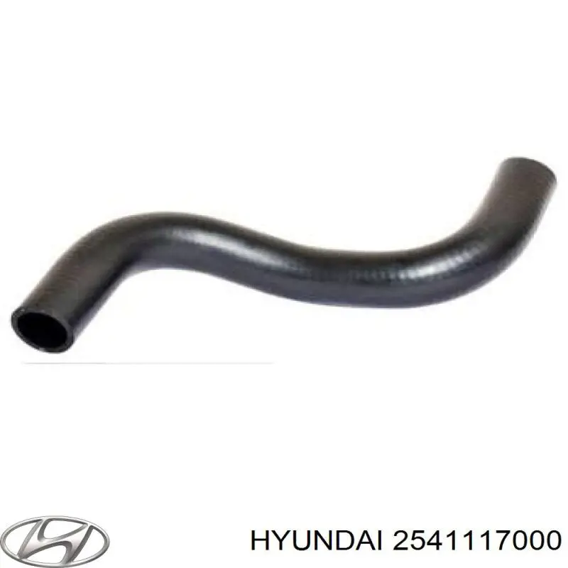 Шланг радиатора охлаждения Hyundai/Kia 2541117000 цена, от 6.96 USD
