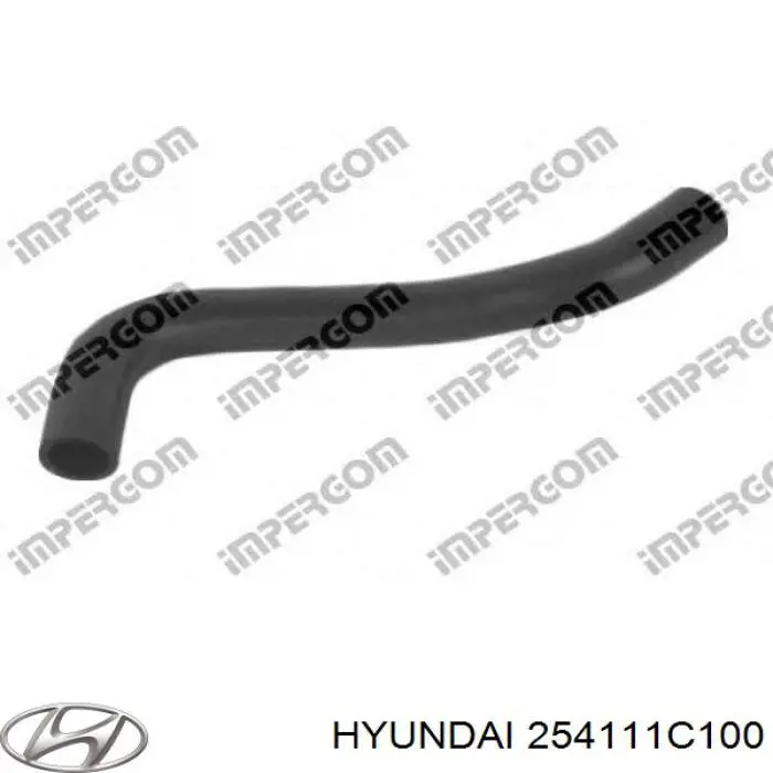 Патрубок радиатора 254111C100 Hyundai/Kia