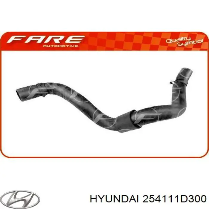 Купить 254111D300 Hyundai/Kia Патрубок радиатора