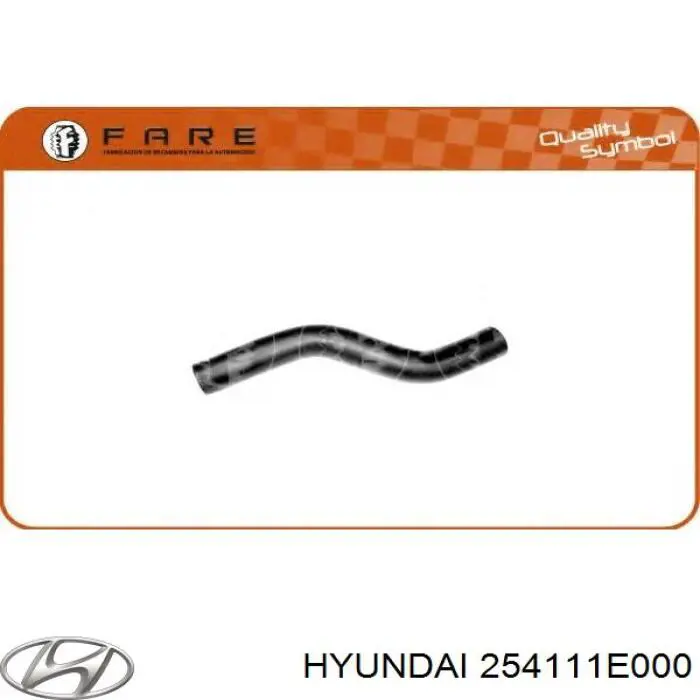 Купить 254111E000 Hyundai/Kia Патрубок радиатора