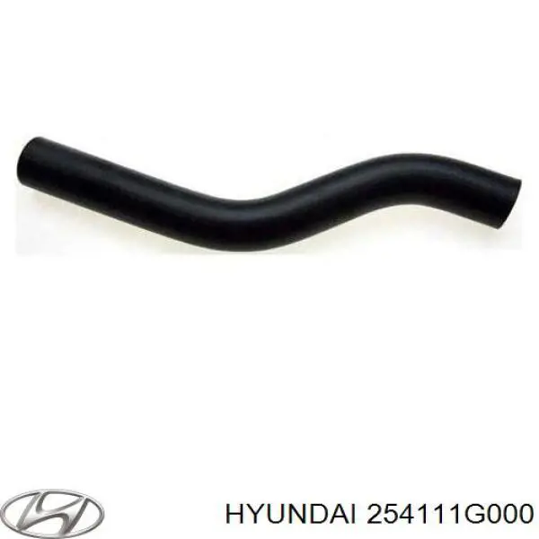 Шланг (патрубок) радиатора охлаждения верхний Hyundai/Kia 254111G000