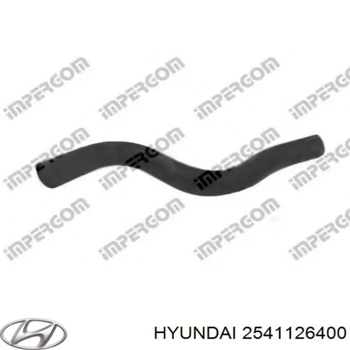 Шланг (патрубок) радиатора охлаждения верхний на Hyundai Santa Fe I 