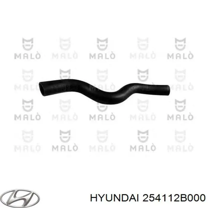 254112B000 Hyundai/Kia шланг (патрубок радиатора охлаждения верхний)