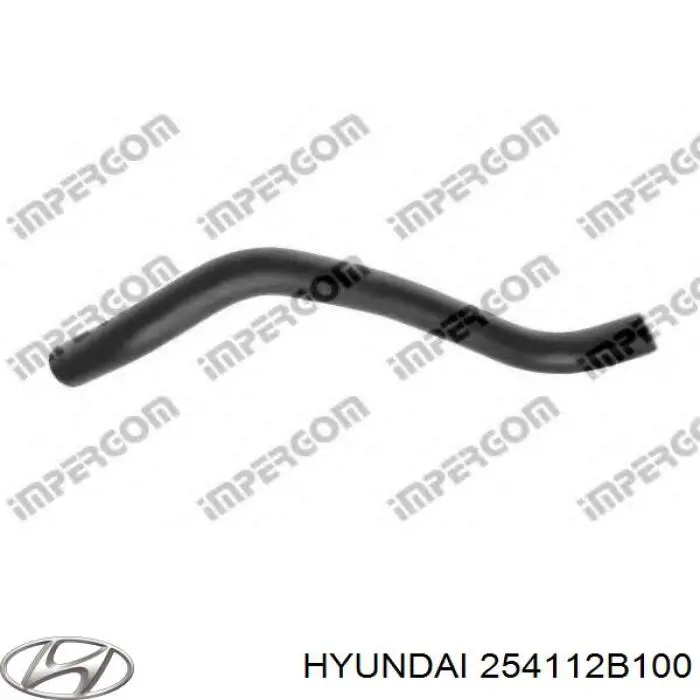 Купить 254112B100 Hyundai/Kia Патрубок радиатора
