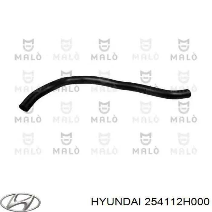 Шланг радиатора охлаждения Hyundai/Kia 254112H000 цена, от 12.67 USD