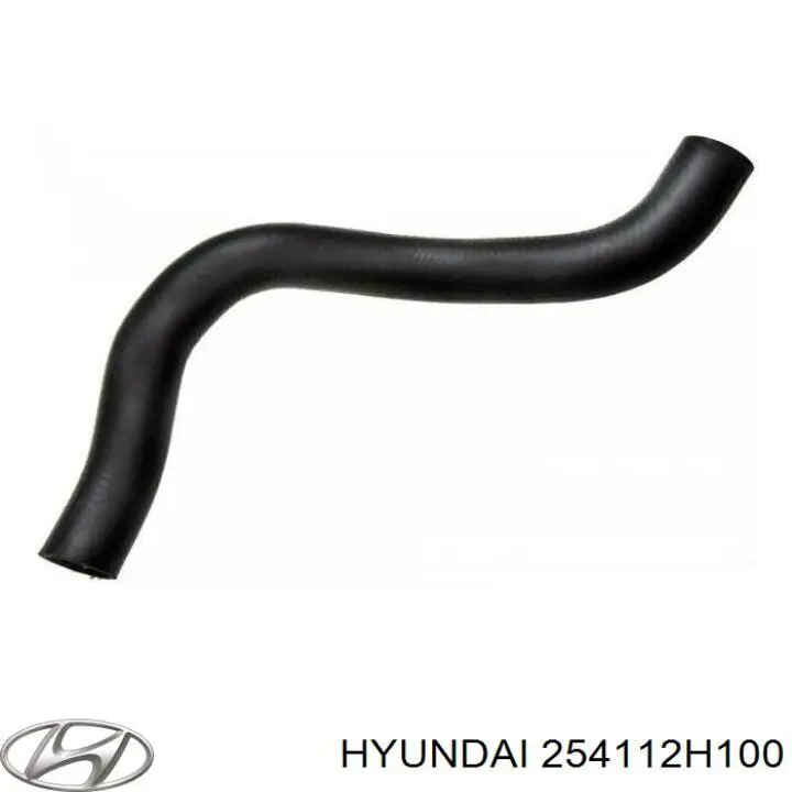 Патрубок системы охлаждения Hyundai/Kia 254112H100